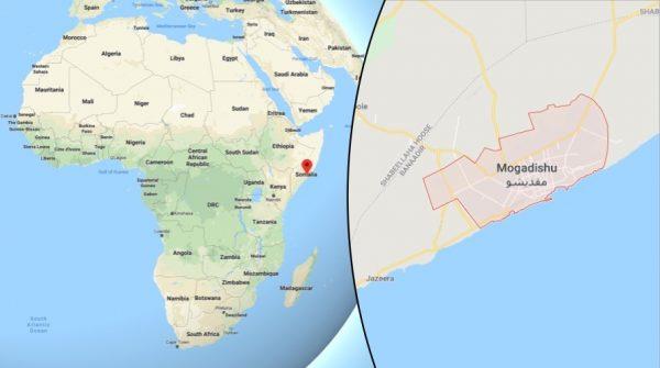 Police said a suicide car bomb targeted a government office on Sunday, Sep. 2. in Mogadishu, Somalia. (Google maps)