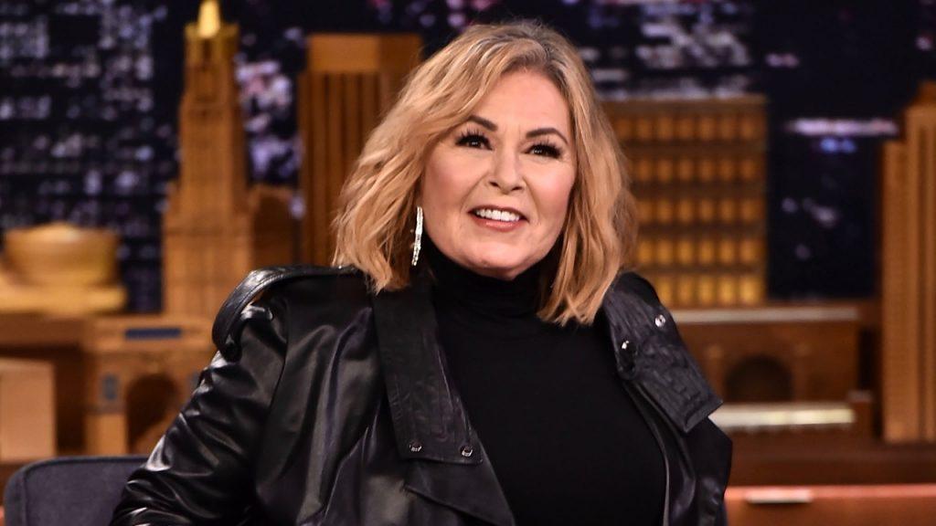 Roseanne Barr Visits "The Tonight Show Starring Jimmy Fallon" in New York City on April 30, 2018. (Theo Wargo/Getty Images for NBC)