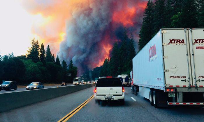 Fast-Growing Northern California Wildfire Forces Evacuations