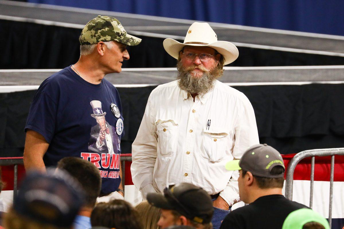 Attendees at a Make America Great Again rally in Billings, Mont., Sept. 6, 2018. (Charlotte Cuthbertson/The Epoch Times)