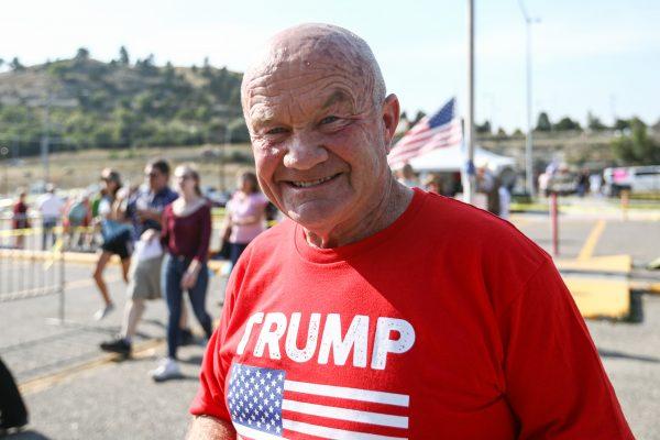 Ed Halland before a Make America Great Again rally in Billings, Mont., on Sept. 6, 2018. (Charlotte Cuthbertson/The Epoch Times)