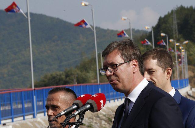 Kosovo Albanians Block Roads During Serbia President Visit