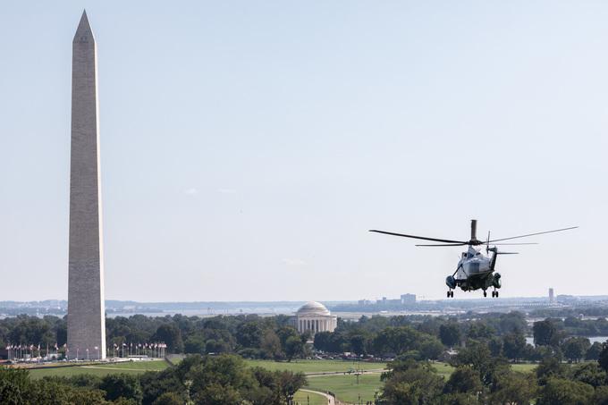 President Donald Trump departs the White House to Billings, Mont., on Sept. 6, 2018. (White House Photo by Shealah Craighead)
