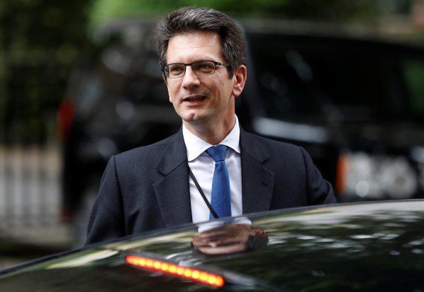 Steve Baker, a lawmaker at the Department for Exiting the European Union, leaves Downing Street in central London on June 14, 2017. (Reuters/Peter Nicholls)