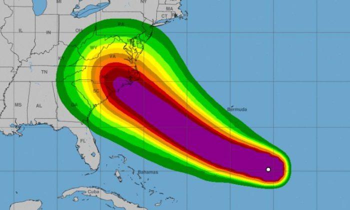 140 MPH Winds: Hurricane Florence Now a Dangerous Cat. 4 Storm
