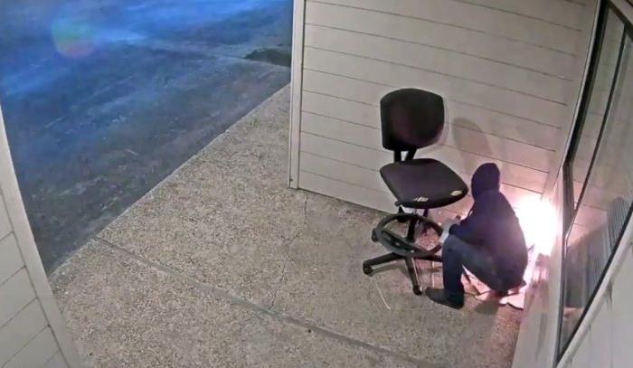 Police Video: Man Lights Planned Parenthood Building on Fire