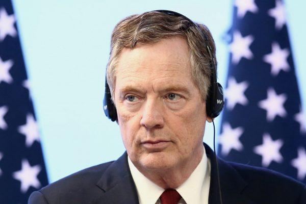 U.S. Trade Representative Robert Lighthizer takes part in a joint news conference on the closing of the seventh round of NAFTA talks in Mexico City, Mexico March 5, 2018. (Edgard Garrido/Reuters)