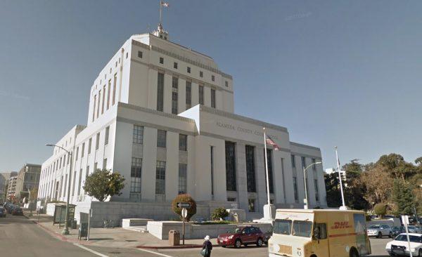 Alameda County District Attorney’s Office and René C. Davidson Courthouse in Oakland, Calif. (Google Maps/Screenshot via The Epoch Times)
