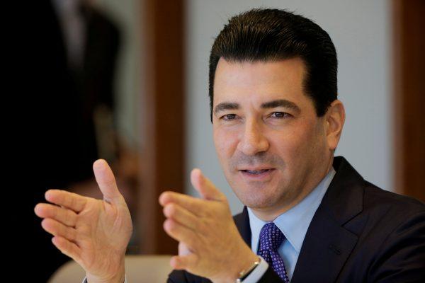 Food and Drug Commissioner Scott Gottlieb attends an interview at Reuters headquarters in N.Y. on Oct. 10, 2017. (Reuters/Eduardo Munoz)