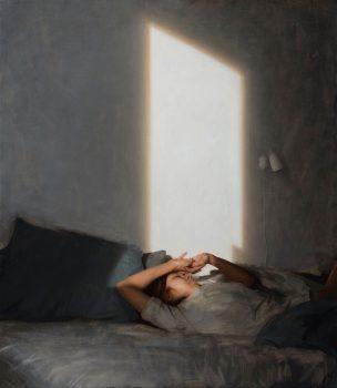 "Morning Sun” by Nick Alm. Oil on canvas. (Galleri Agardh & Tornvall)