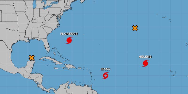 Hurricane Helene is forecast to weaken over the eastern Atlantic Ocean, and interests in the Azores islands should monitor the storm’s progress. (NHC)
