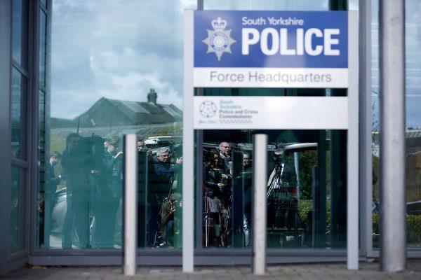 South Yorkshire Police Force's headquarters in Sheffield, England, on Apr. 26, 2016. (Matthew Lloyd/Getty Images)