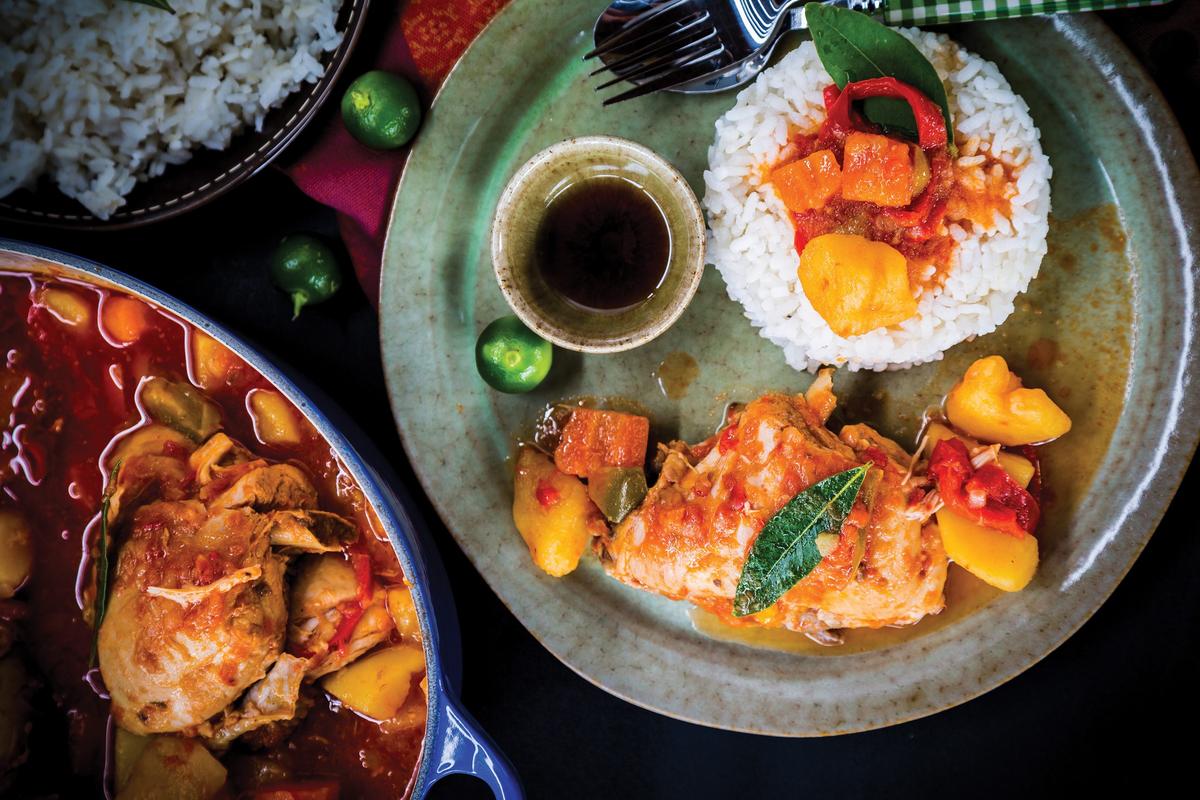 Spaghetti Sauce Chicken Afritada