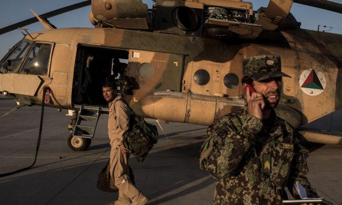 Afghan Military Helicopter Crash Kills All Five Aboard