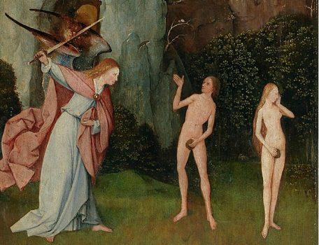 Here, Adam and Eve are cast out of the Garden of Eden after learning of good and evil. (Public Domain)