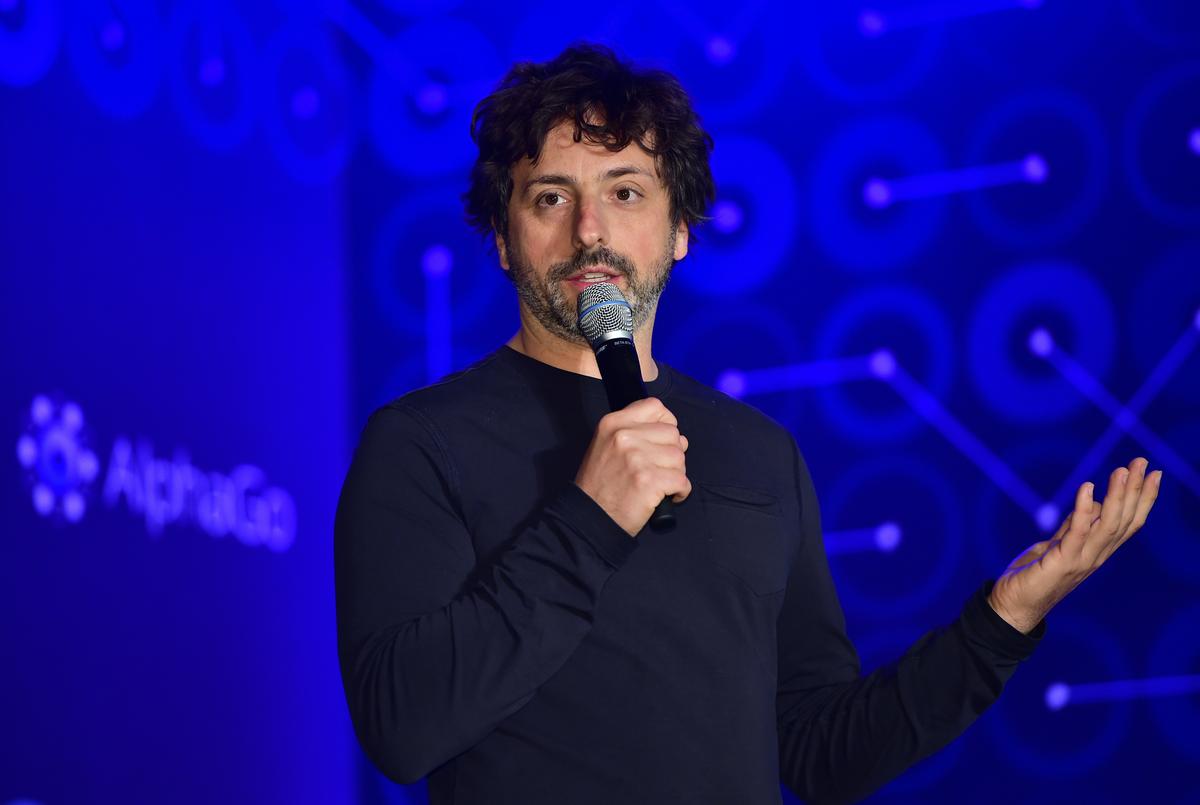 Google co-founder Sergey Brin in Seoul, South Korea, on March 12, 2016. (Jung Yeon-Je/AFP/Getty Images)