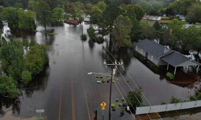 Drivers Told to ‘Go Around’ North Carolina Due to Flooded Roads