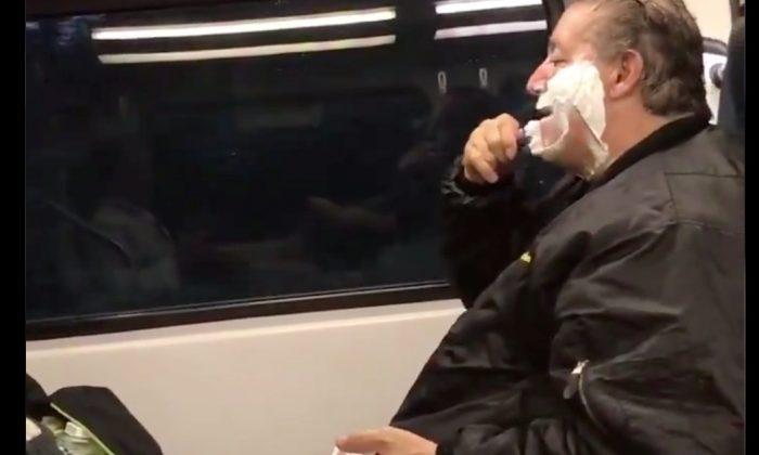 Man Speaks Out After Being Mocked for Shaving on New York City Train