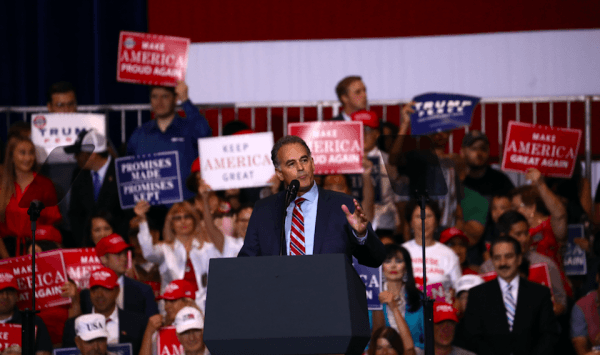 GOP congressional candidate Danny Tarkanian at a Make America Great Again rally in Las Vegas, Nev., Sept. 20, 2018. (Charlotte Cuthbertson/The Epoch Times)