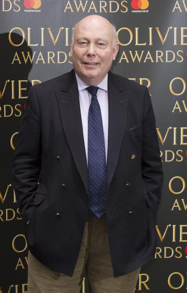 Julian Fellowes attends the Olivier Awards nominations celebration in London on March 10, 2017. (John Phillips/Getty Images)