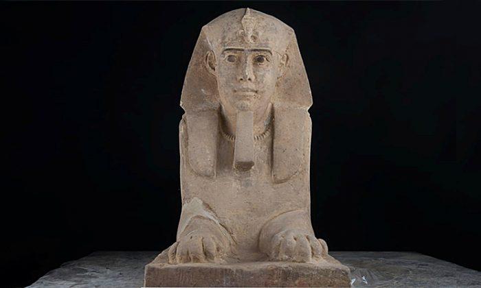 Well-Preserved Sphinx Statue Found in Egyptian Temple