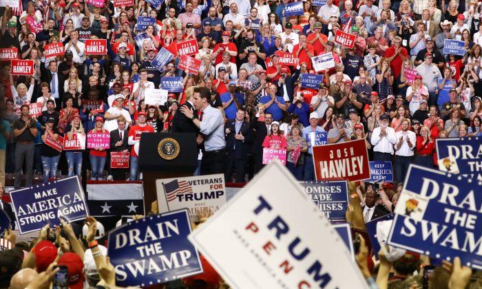Videos of the Day: Trump Rallies in Missouri for GOP Senate Candidate Josh Hawley