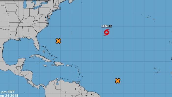 Latest Updates on Kirk, Leslie, Atlantic Hurricane Season
