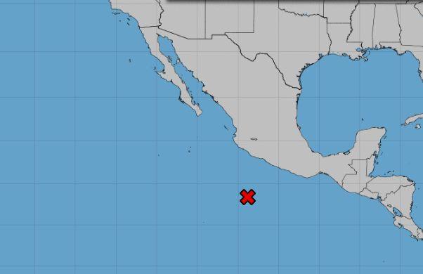 A disturbance 300 miles to the south of Mexico has an 50 percent chance of forming into a tropical cyclone in the next 48 hours, said the NHC. (NHC)