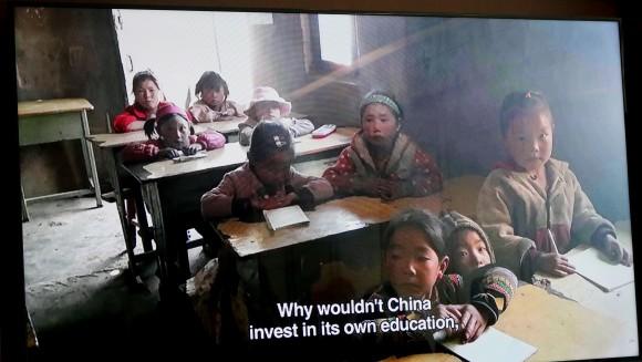 Screenshots from the documentary “In the Name of Confucius,” a Mark Media production. It shows children in rural China who would benefit from the money the government spends abroad on Confucius Institutes and Confucius Classrooms.