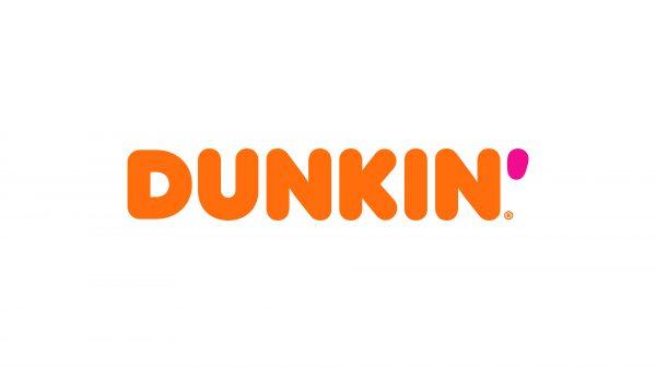 This undated image provided by Dunkin' shows a new Dunkin' logo that will be in restaurants in January 2019. (Dunkin' via AP)