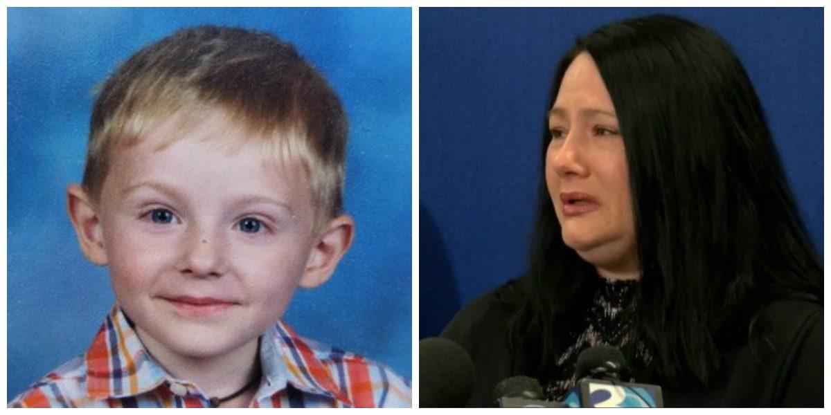 Profile photo of Maddox Scott Ritch (L), who went missing on Sept. 22, 2018. (Federal Bureau of Investigation). Carrie Ritch, the mother, had pleaded for the return of her son in North Carolina, on Sept. 25, 2018. (WBTV/Fox)