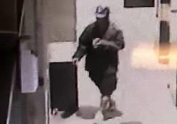 This undated file photo from surveillance video shows a man the police are seeking in connection with multiple assaults and murders in Southern California. (Los Angeles Police Department via AP, File)