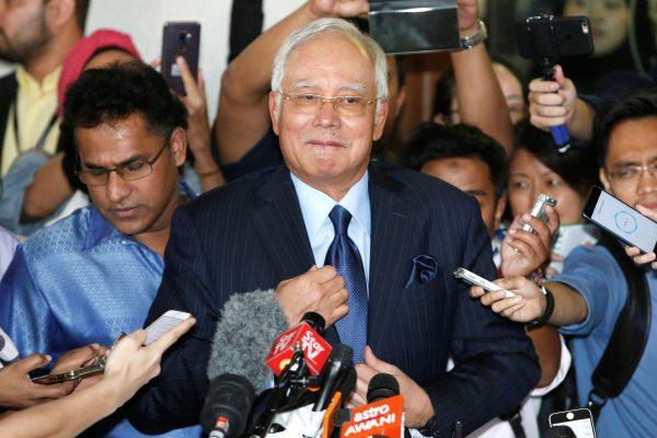 Malaysia's former Prime Minister Najib Razak leaves a court in Kuala Lumpur, Malaysia on Sept. 20, 2018. (Reuters/Lai Seng Sin)