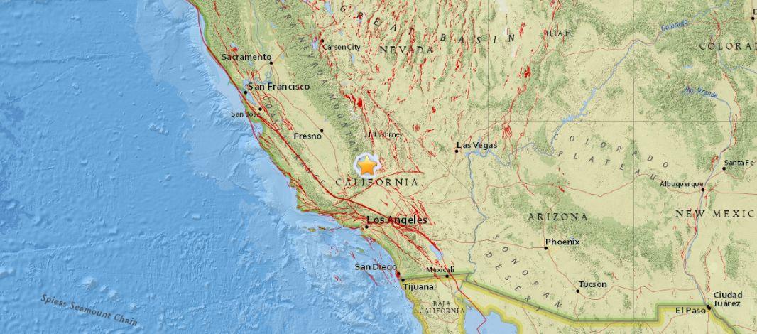 A 3.2 magnitude earthquake hit near Kernville, Calif., on Sept. 28, according to the U.S. Geological Survey. (USGS)