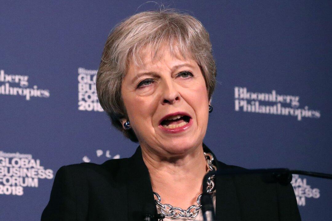 British PM Tells Divided Party: Don’t Play Politics With My Brexit Plan