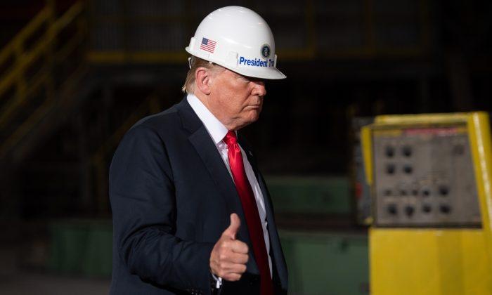 US Steel Cites Trump in Resuming Construction Project