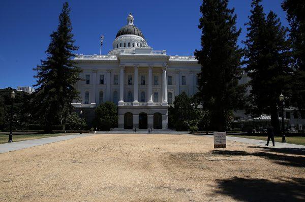 The lawn in front of the California State Capitol in Sacramento, Calif. on June 18, 2014. (Photo by Justin Sullivan/Getty Images)