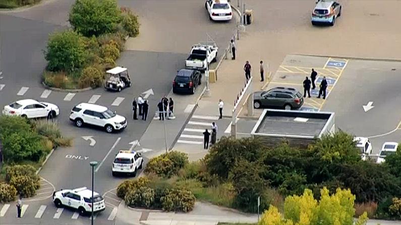 Denver police and emergency personnel evacuated all of the zoo patrons after the threat was received, on Oct. 2, 2018. (Screenshot/Fox)