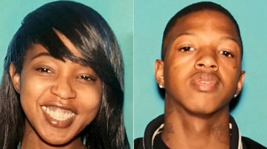 Ashle Jennifer Hall, 34, and her son Damaji Corey Hall, 18, were among suspects arrested in connection with a burglary crew that police said targeted celebrity homes. (LAPD)
