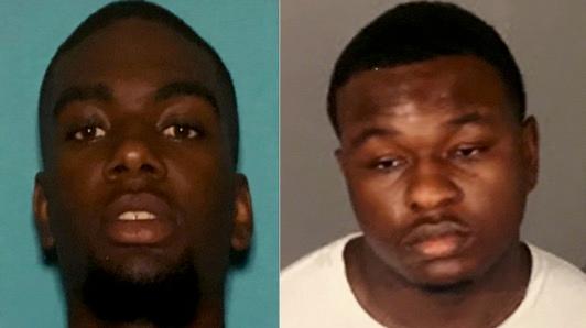 Jshawne Lamon Daniels, 19, (left) and Tyress Lavon Williams, 19, were arrested as part of an alleged burglary crew that police said targeted celebrity homes. (LAPD)