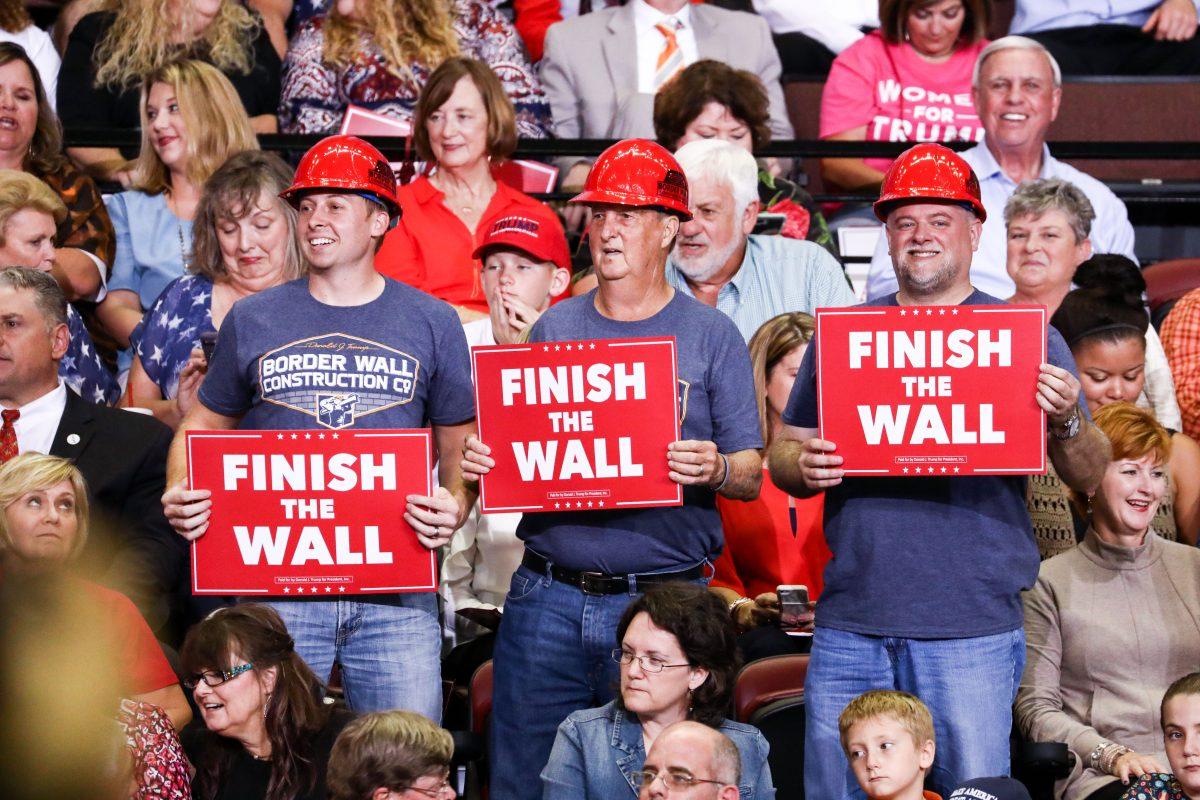 Attendees at a Make America Great Again rally in Southaven, Miss., on Oct. 2, 2018. (Charlotte Cuthbertson/The Epoch Times)