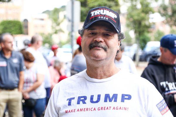 Floyd Conaway before a Make America Great Again rally in Wheeling, West Va., on Sept. 29, 2018. (Samira Bouaou/The Epoch Times)