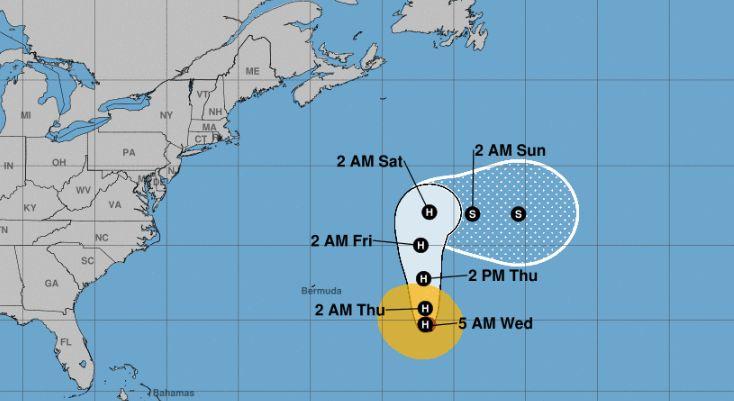 Hurricane Leslie has formed in the central Atlantic Ocean, and the storm is heading to the north, according to the U.S. National Hurricane Center (NHC) on Oct. 3.
