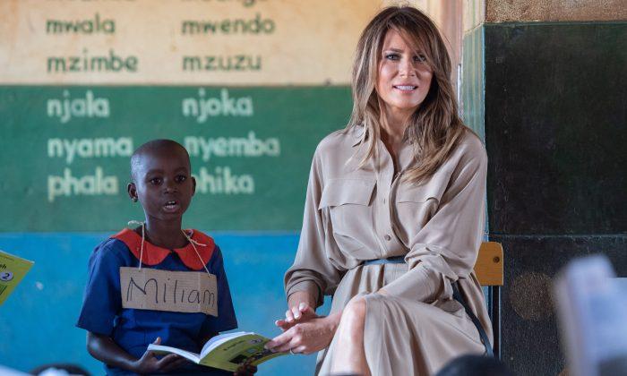 First Lady Visits School in Malawi, Promotes ‘Be Best’ Campaign