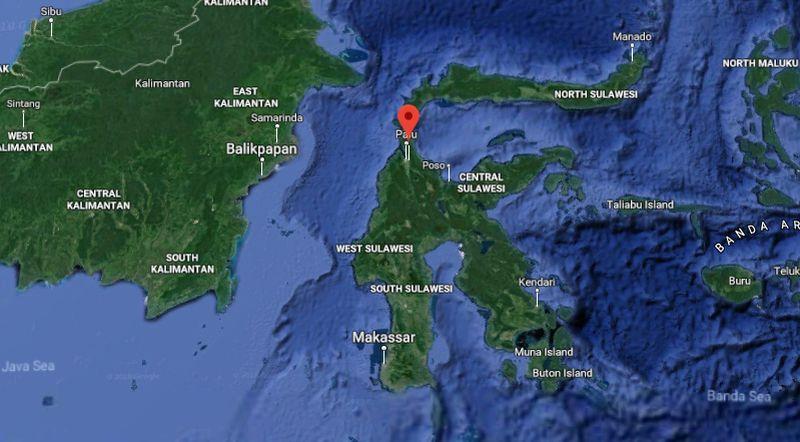 The location of Petobo, Indonesia. (Google Maps)