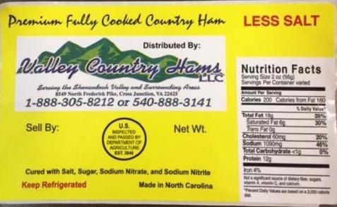 A ham product recalled on Oct. 4, 2018. (USDA/FSIS)
