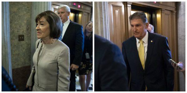 Senators Susan Collins and Joe Manchin. (Drew Angerer/Getty Images - Drew Angerer/Getty Images