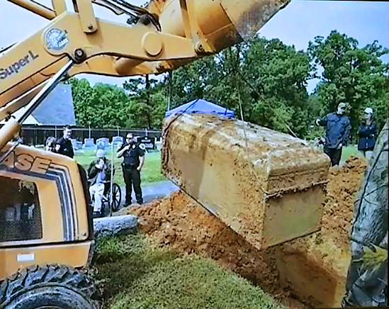 Brasher’s body was exhumed for DNA testing. (Greenville Police Department)