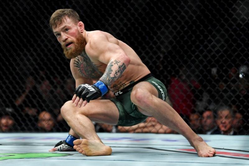 Conor McGregor during UFC 229 at T-Mobile Arena in Las Vegas, on Oct. 6, 2018. (Stephen R. Sylvanie/USA TODAY Sports)