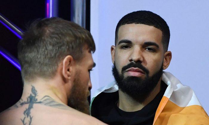Drake Looks Terrified at UFC 229 as Khabib Takes On McGregor’s Entire Team